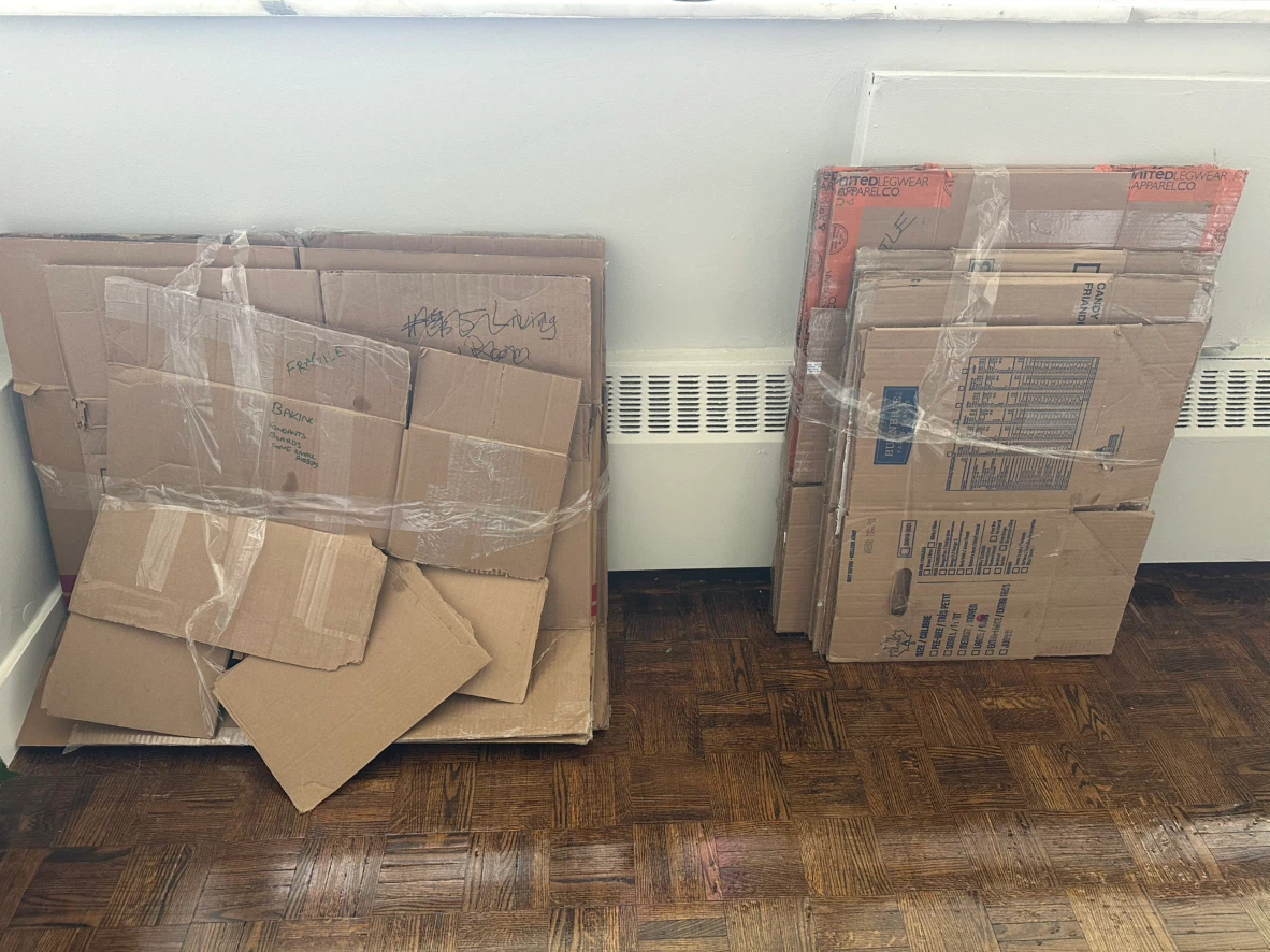Moving boxes
