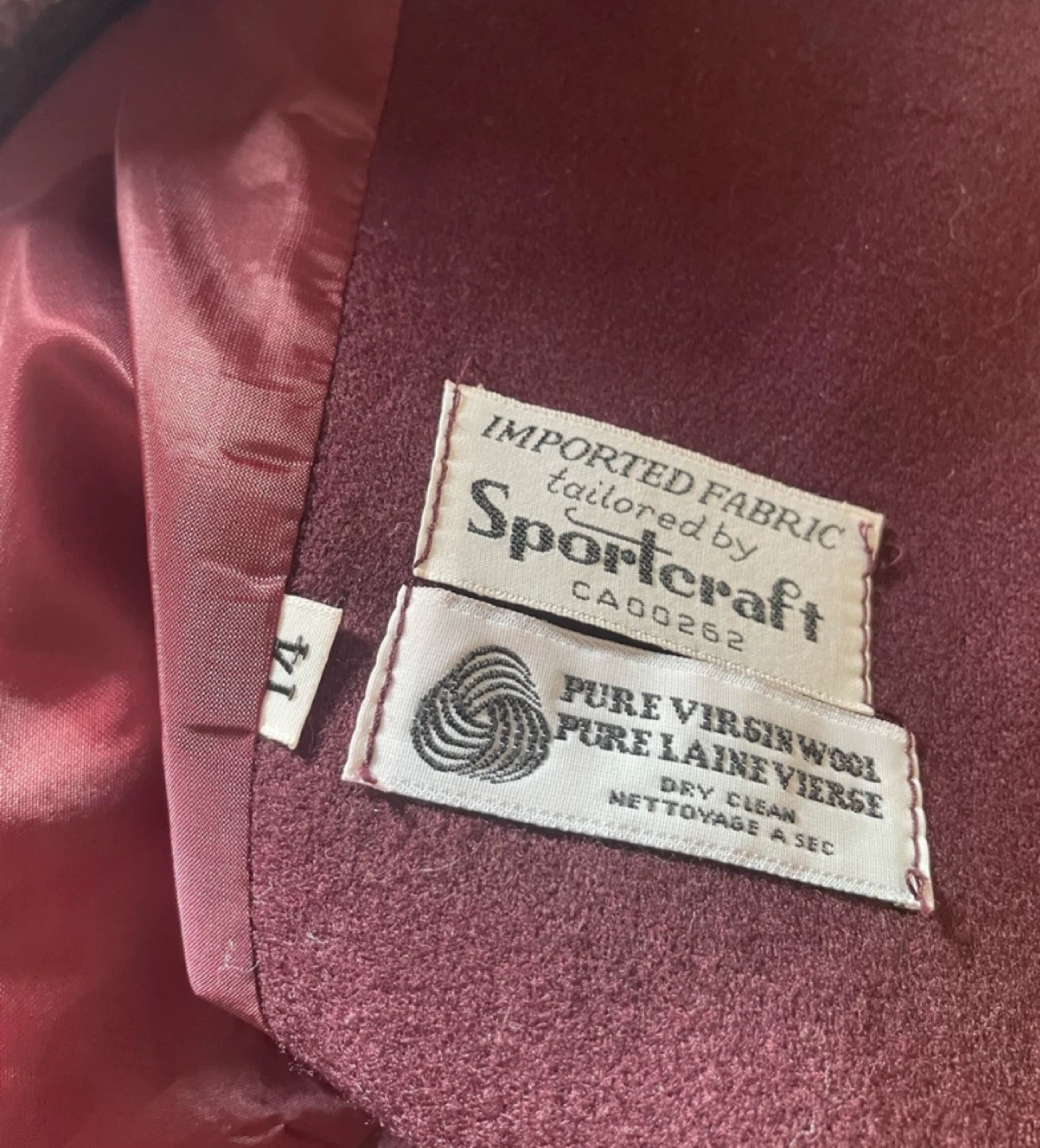 Sportcraft Pure Virgin 100% Wool Coat - photo 2