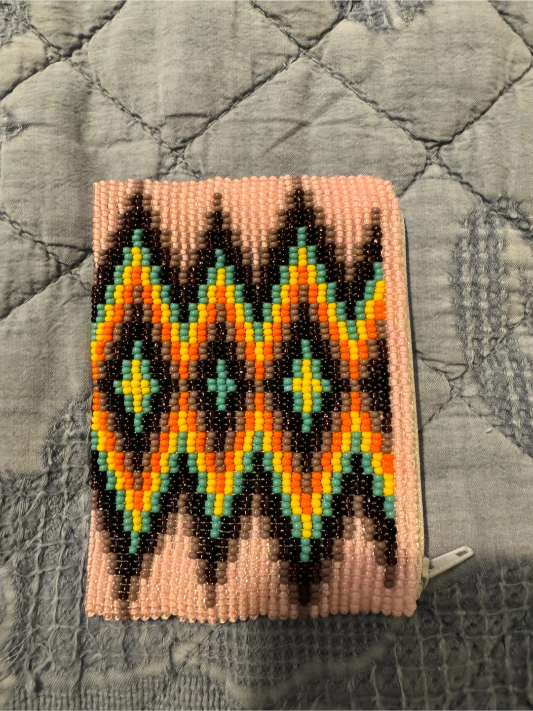 Indigenous Beaded zipper pouch - photo 2