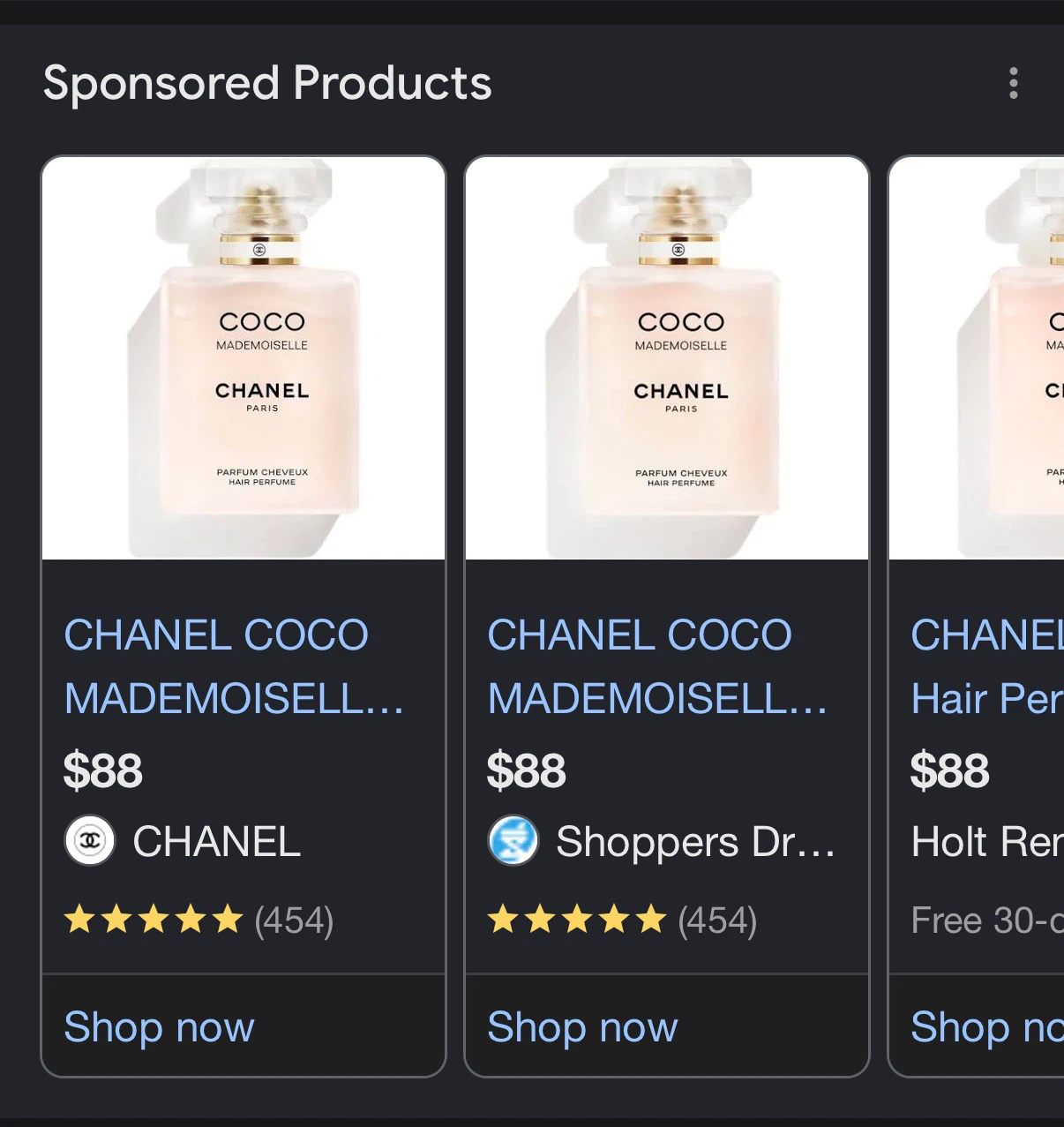 Chanel Coco Mademoiselle Hair Perfume