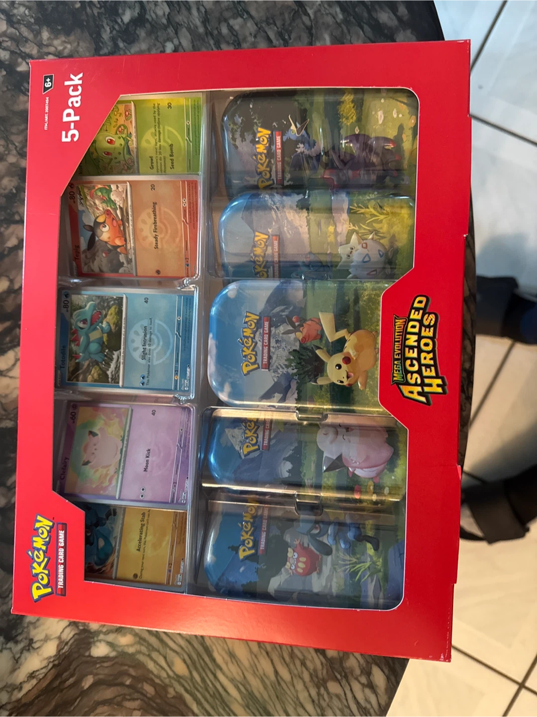 Pokémon TCG Mega Evolution Ascended Heroes 5-Pack