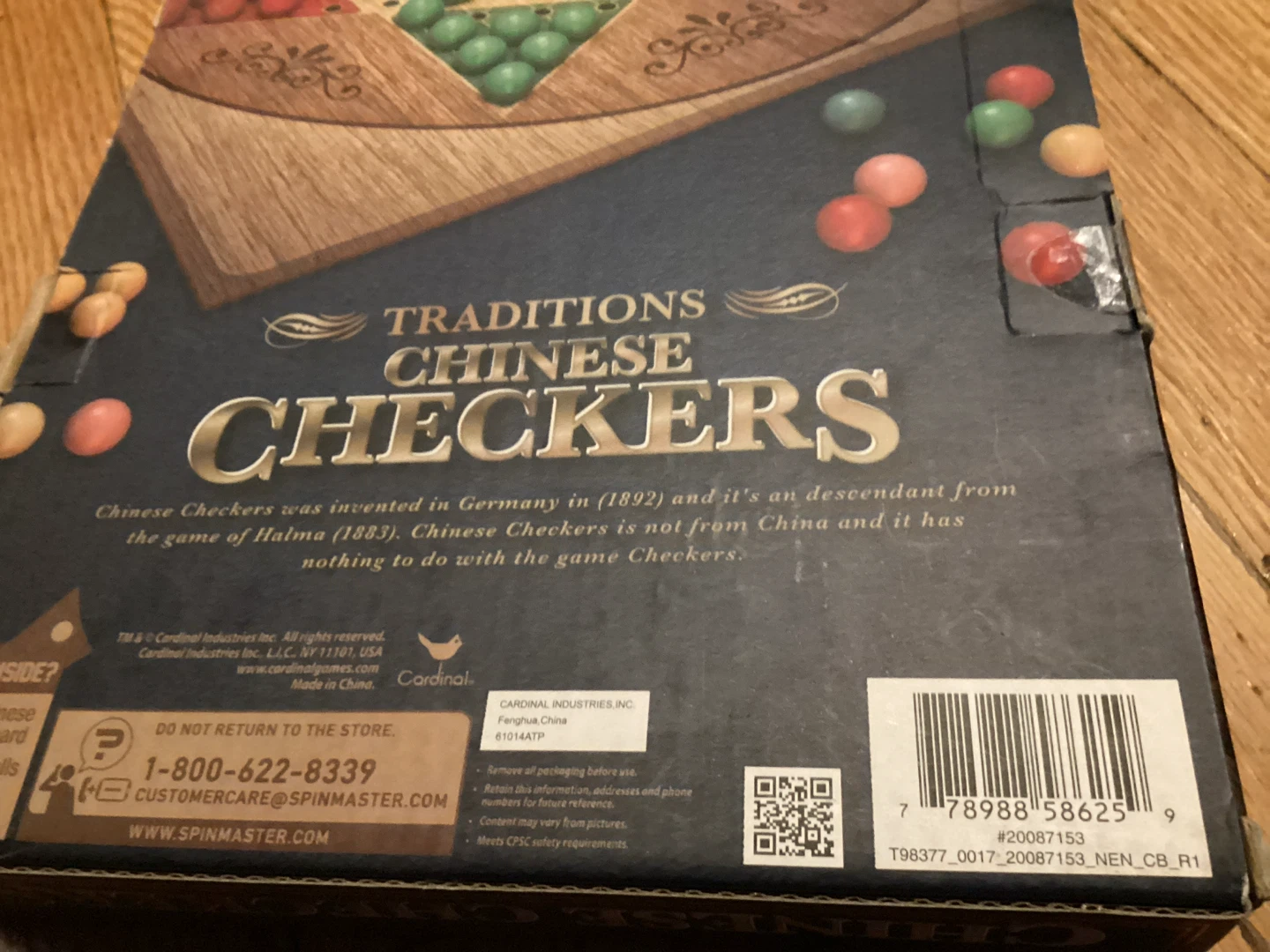 🏈Cardinal Traditions Chinese Checkers Board Game - photo 2