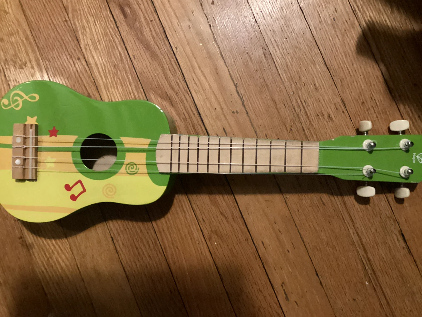 🏈Hape Kids Toy Ukulele Green