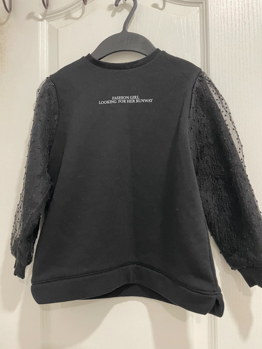 Zara Girls Black Sweatshirt Size 8 - photo 4