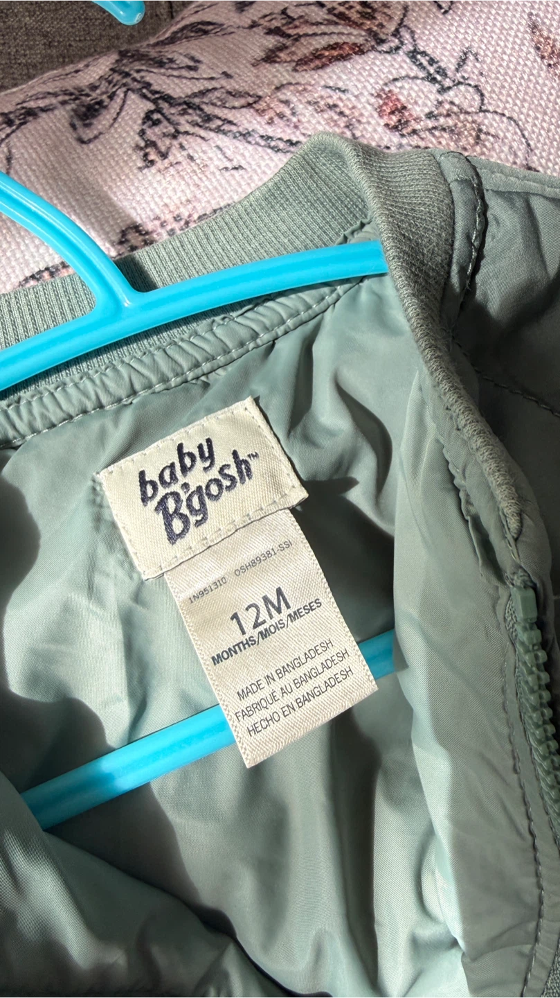 Baby B'gosh Quilted Bomber Jacket 🏈 - photo 3
