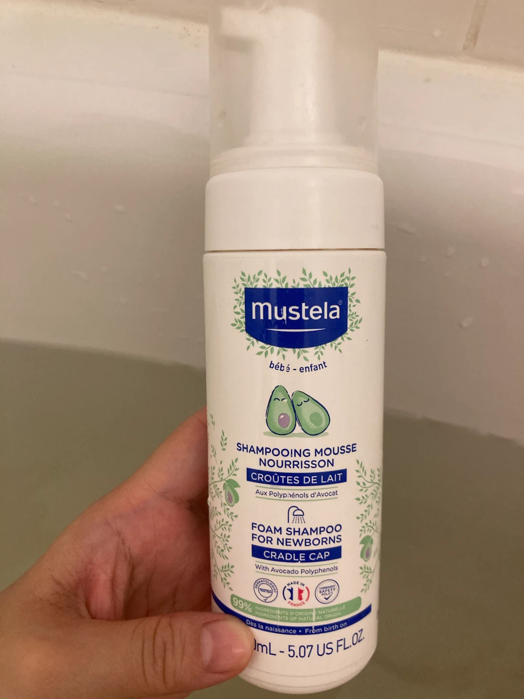 Mustela Foam Shampoo for Newborns🏈