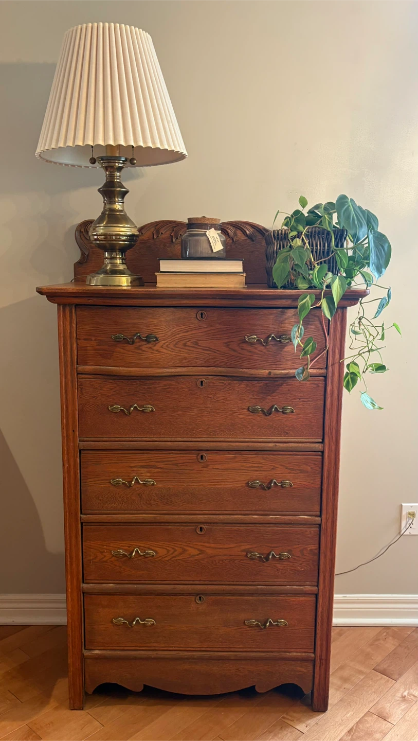Antique Victorian Oak Dresser Circa 1885-1900