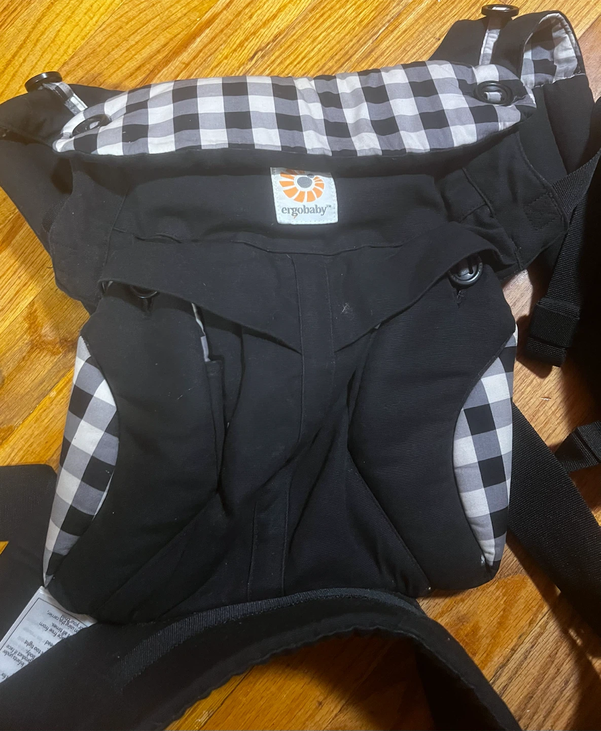 Ergobaby Carrier Black Gingham