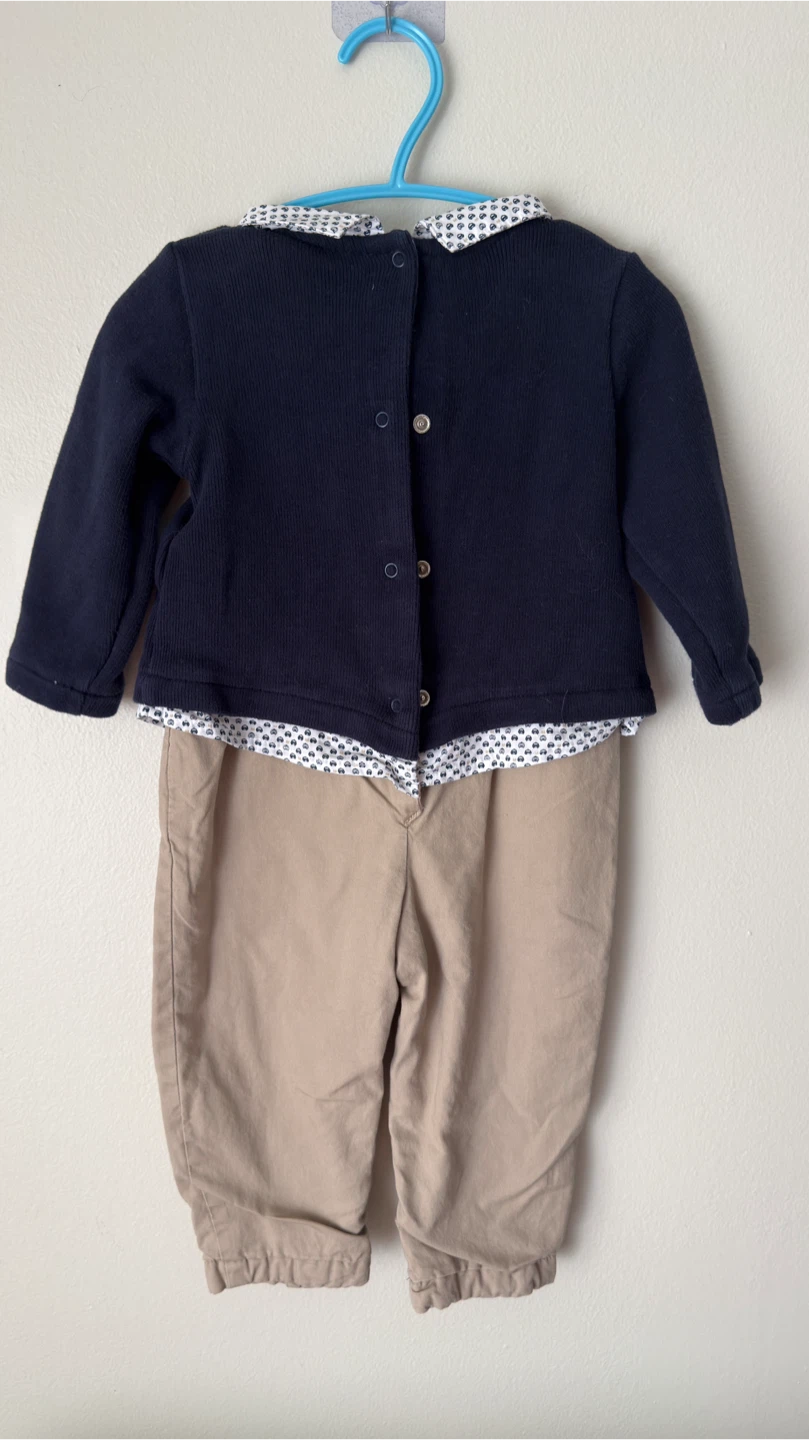 Mayoral Baby Boy Outfit 12M 🏈 - photo 2