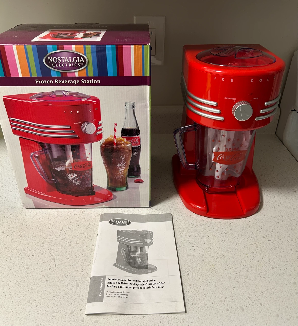 Nostalgia Electrics Coca-Cola Frozen Beverage Station