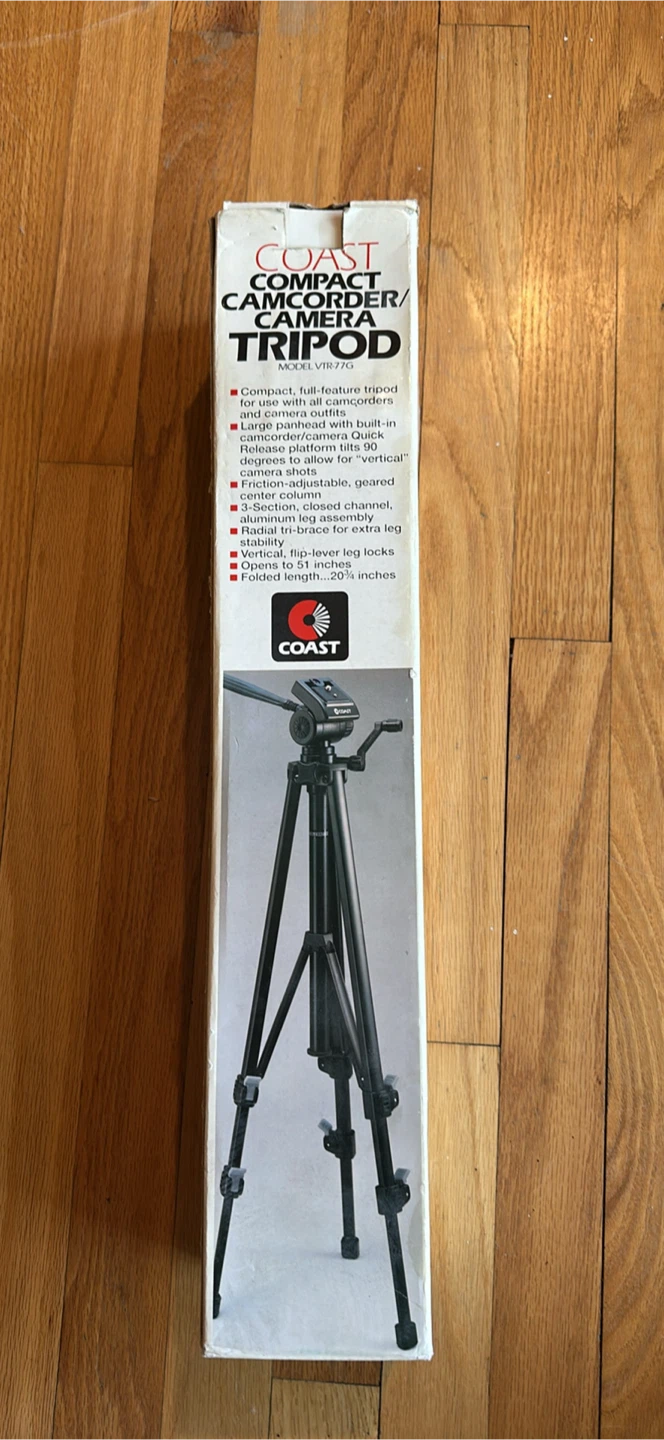 Coast VTR-77G Compact Camerau/Camcorder Tripod