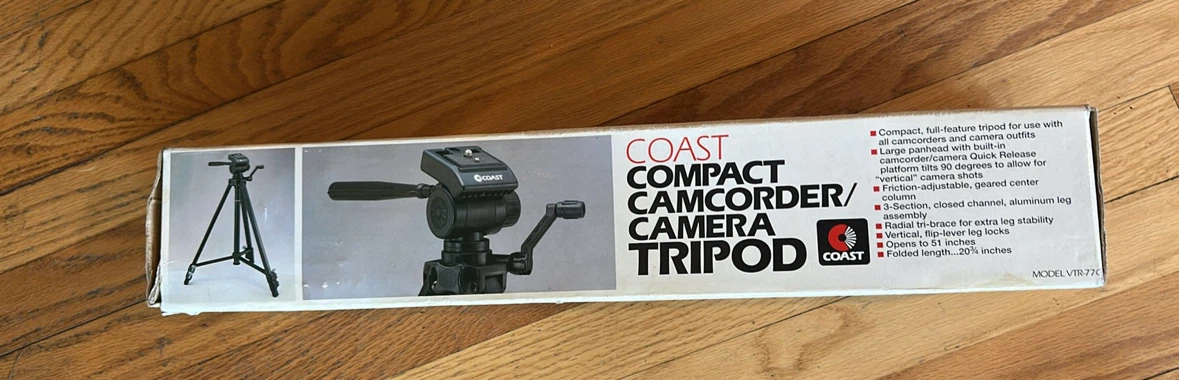Coast VTR-77G Compact Camerau/Camcorder Tripod - photo 2