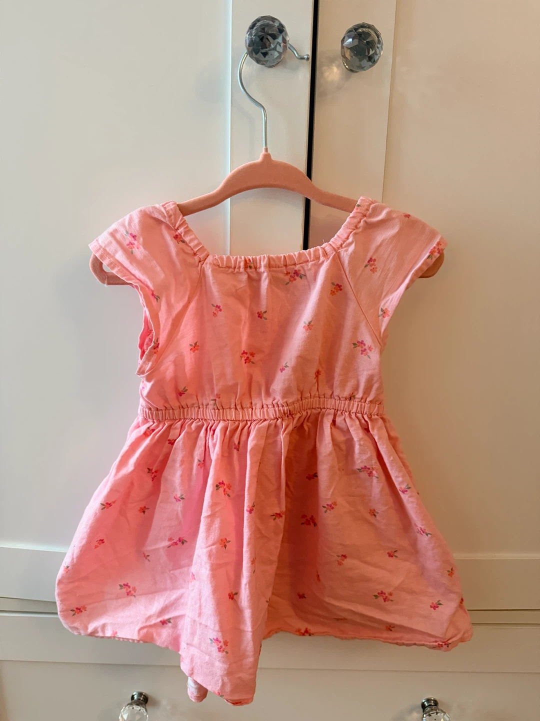 🏈 Pink Floral Toddler Dress - photo 2