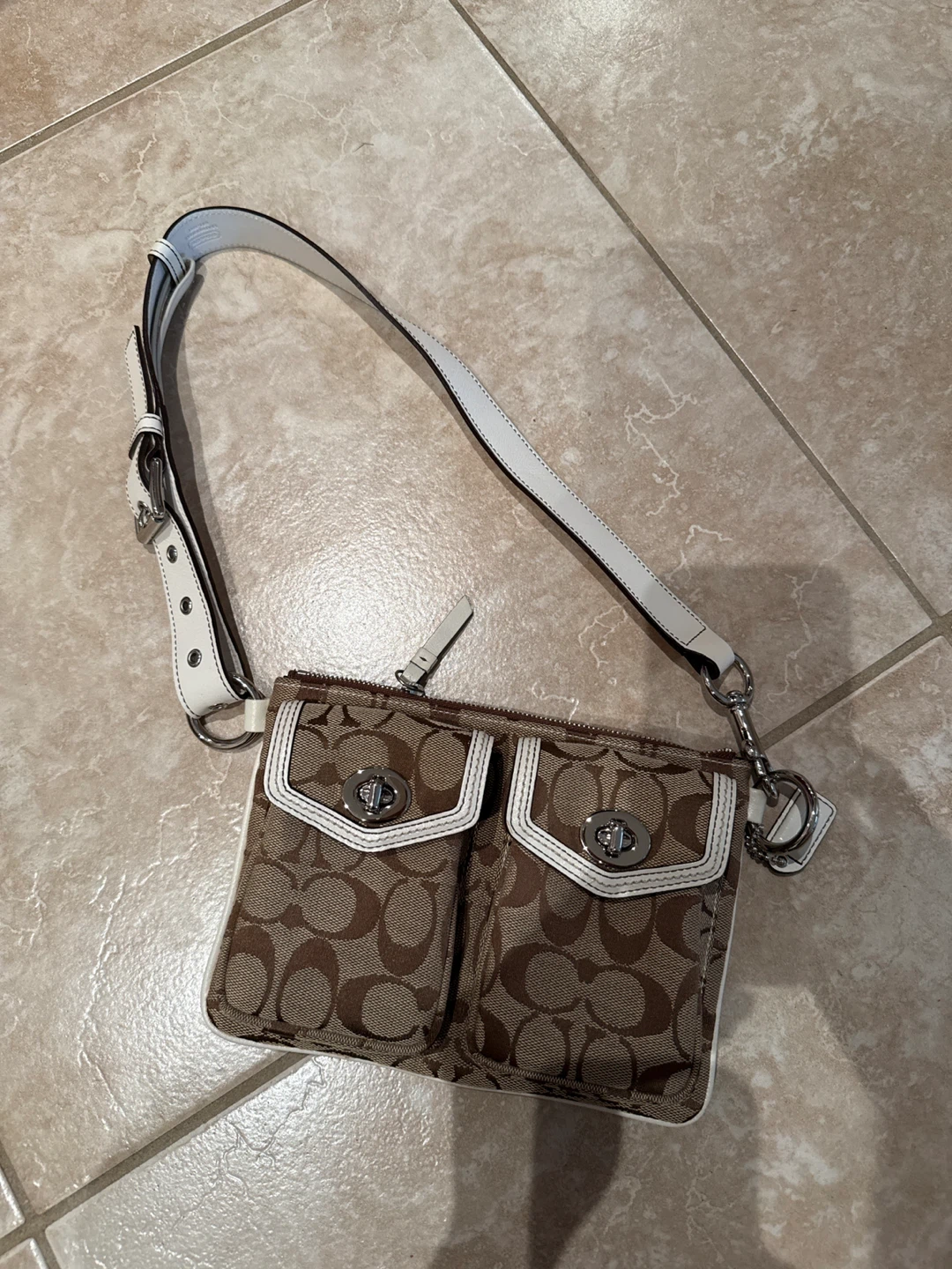 Coach Signature Canvas Crossbody Bag
