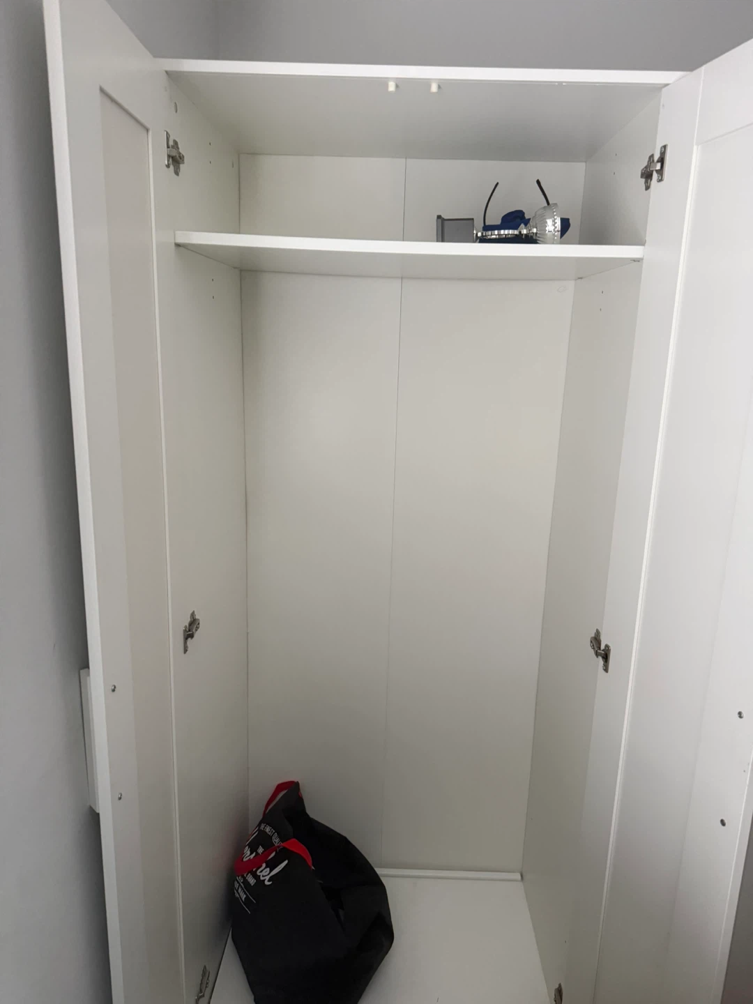 IKEA Brimnes 3-Door White Wardrobe with Mirror - photo 2