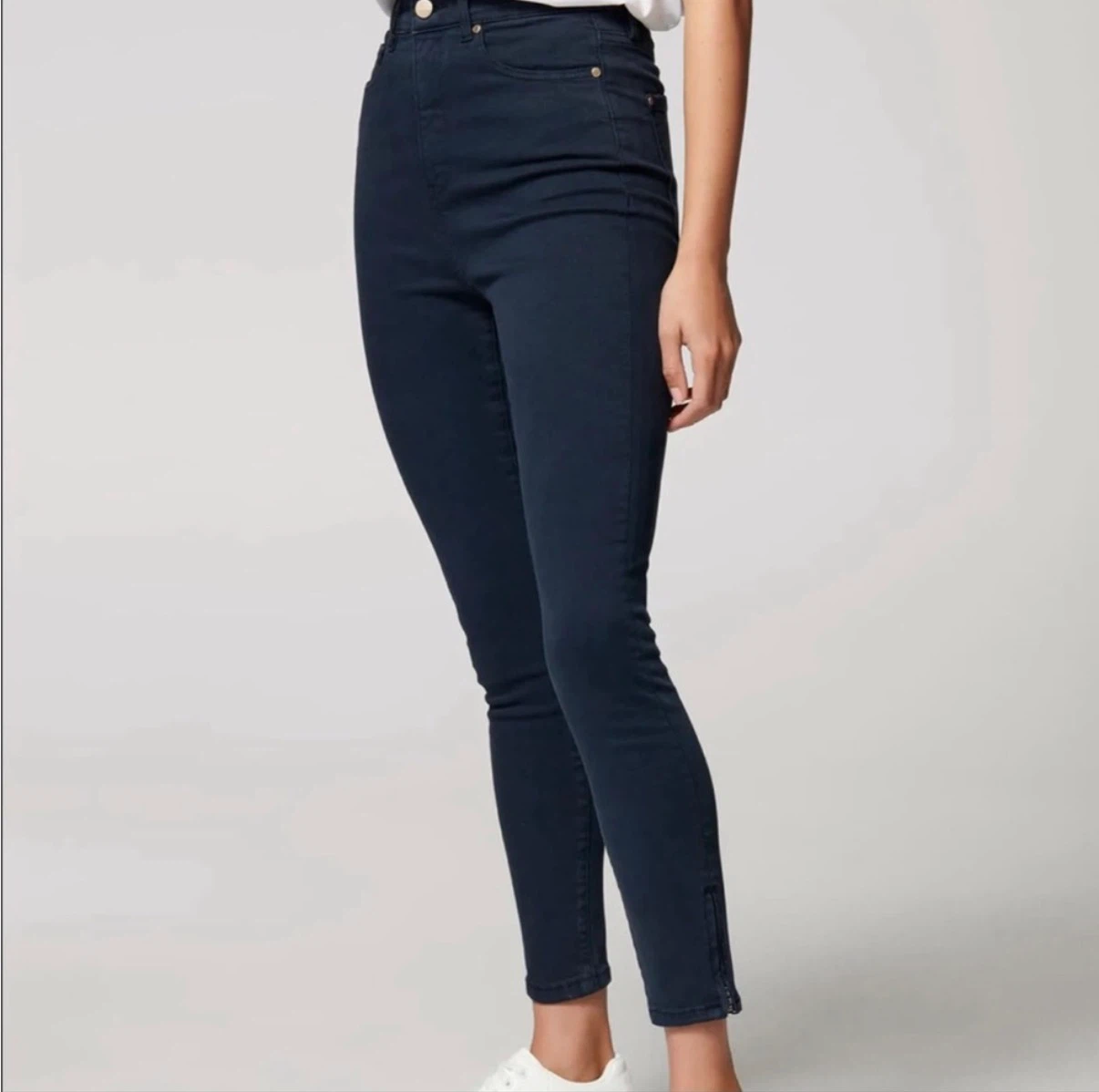 NWT Ever New Olivia High Rise Sculpting Crop Jean - Dark Navy - photo 2