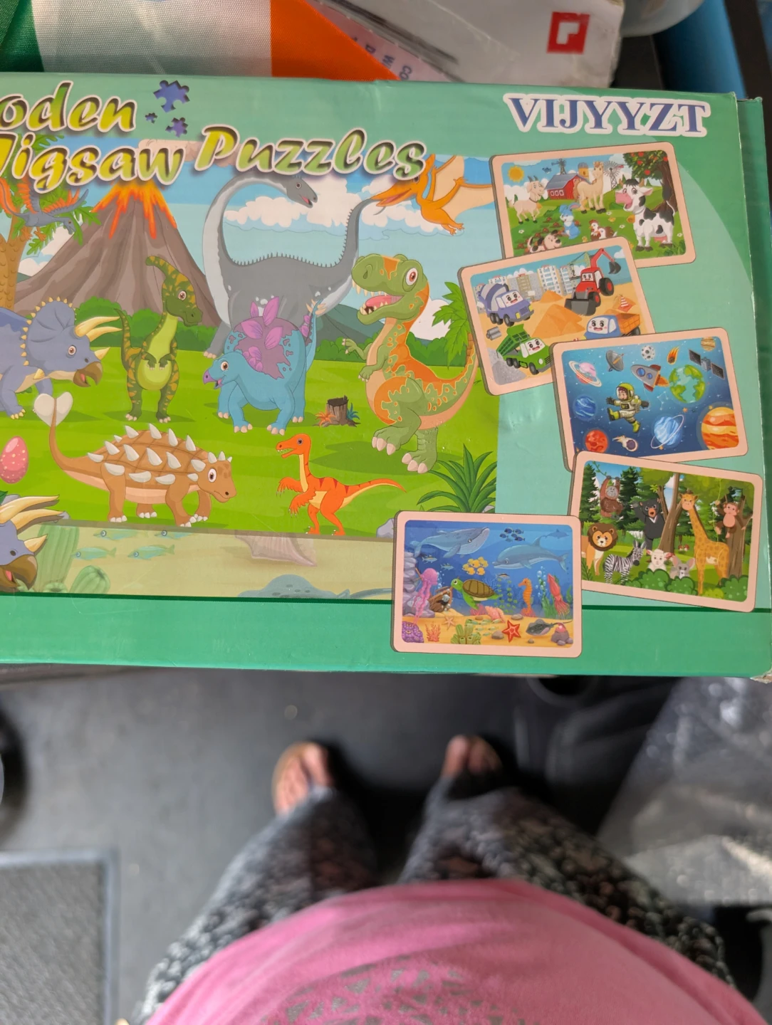 Set of 6 Wooden Jigsaw Puzzles for Kids - photo 2
