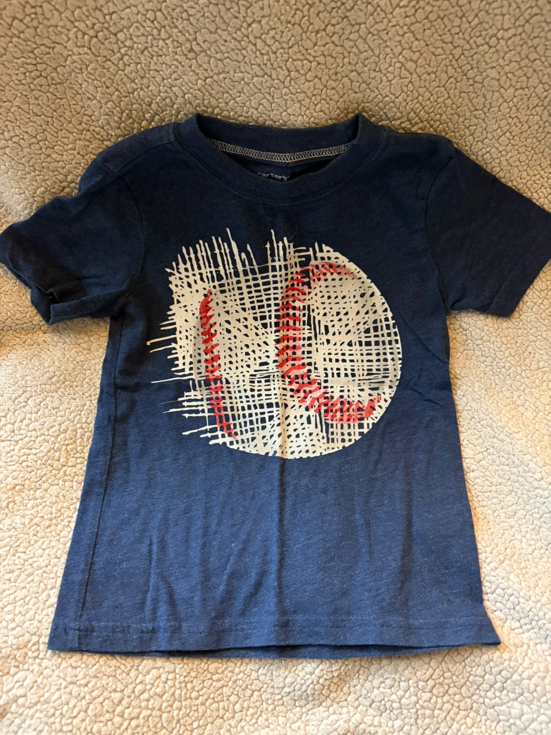 Carter's Navy Blue Baseball Graphic T-Shirt Size 4T