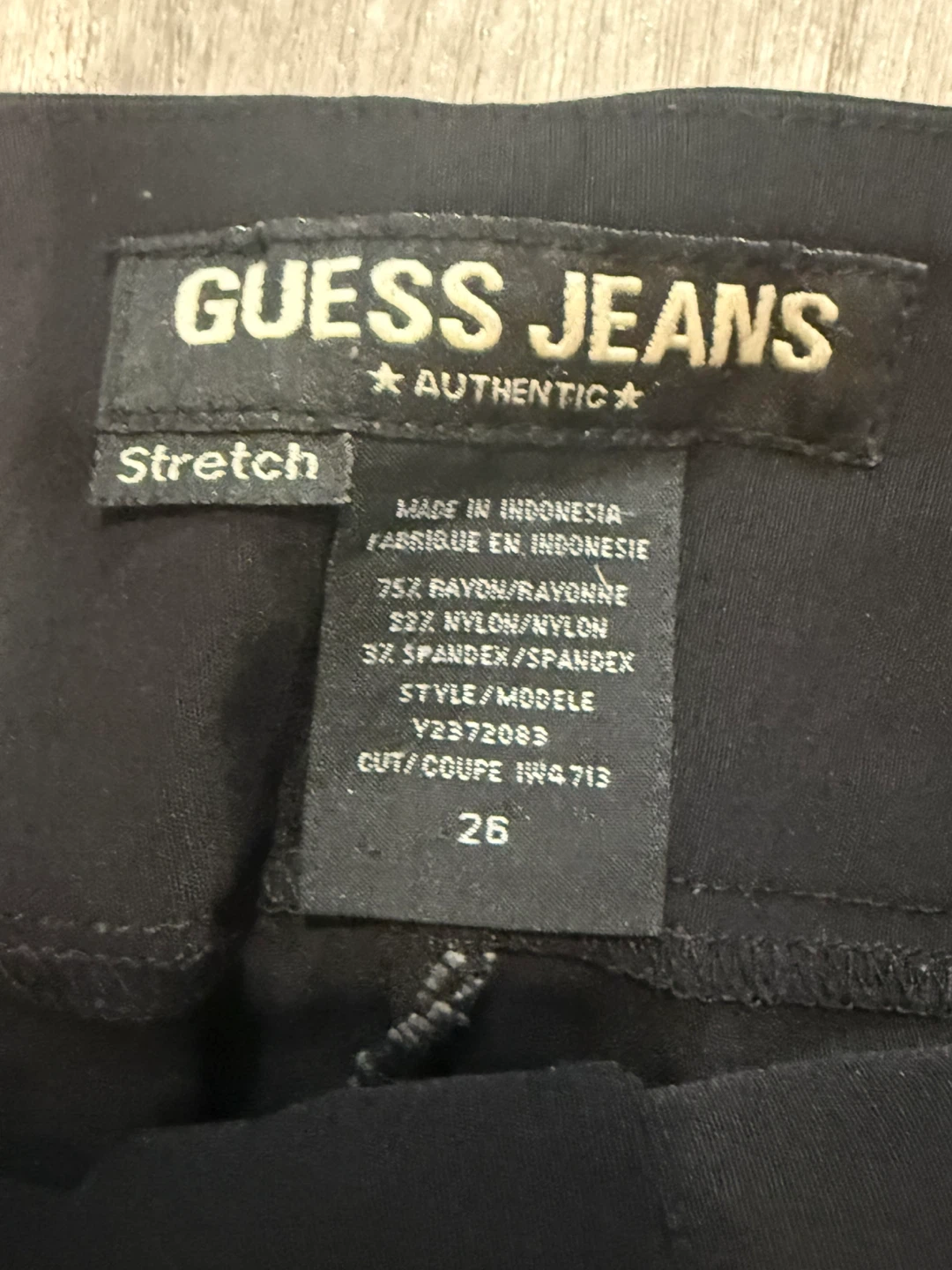 🏈Guess Jeans Black Stretch Pants - photo 4