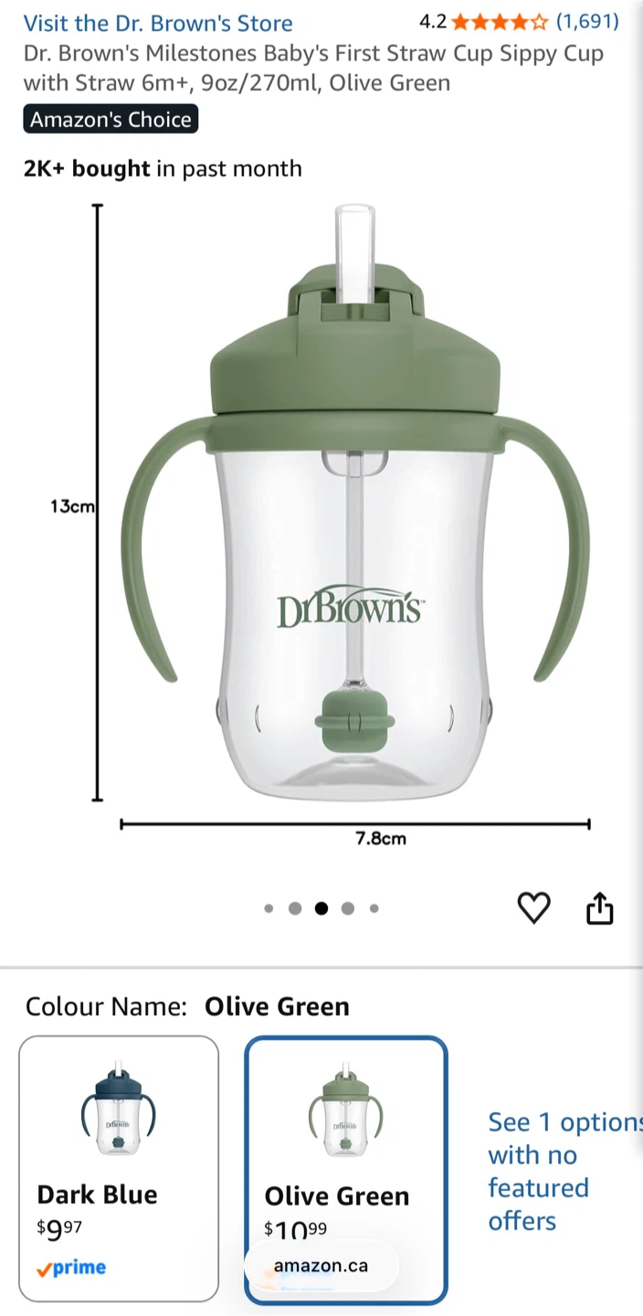 2 Dr. Brown's Milestones Sippy Cups - photo 2