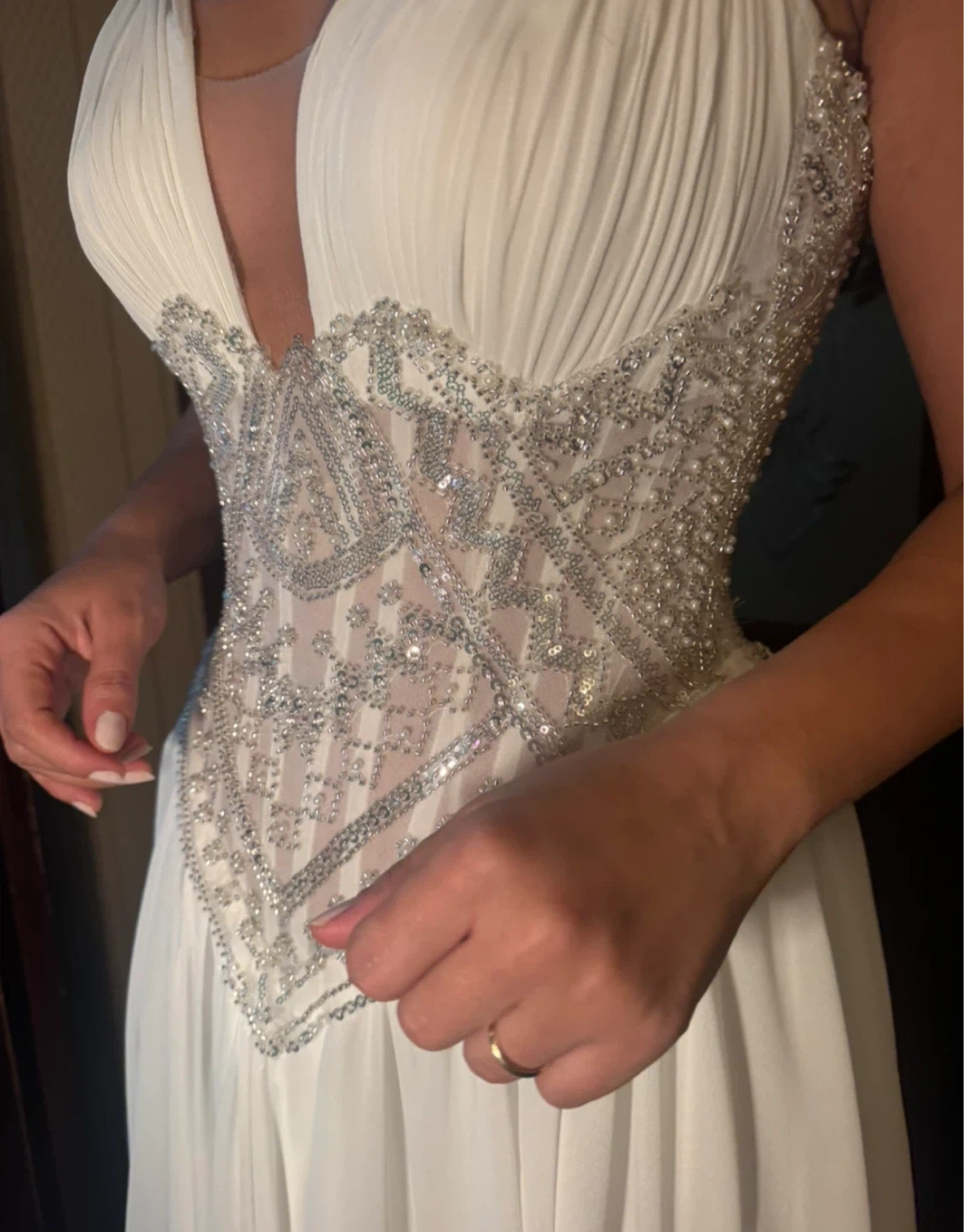 Never Worn Egyptian Custom Bridal/Engagement Corset Dress - photo 3