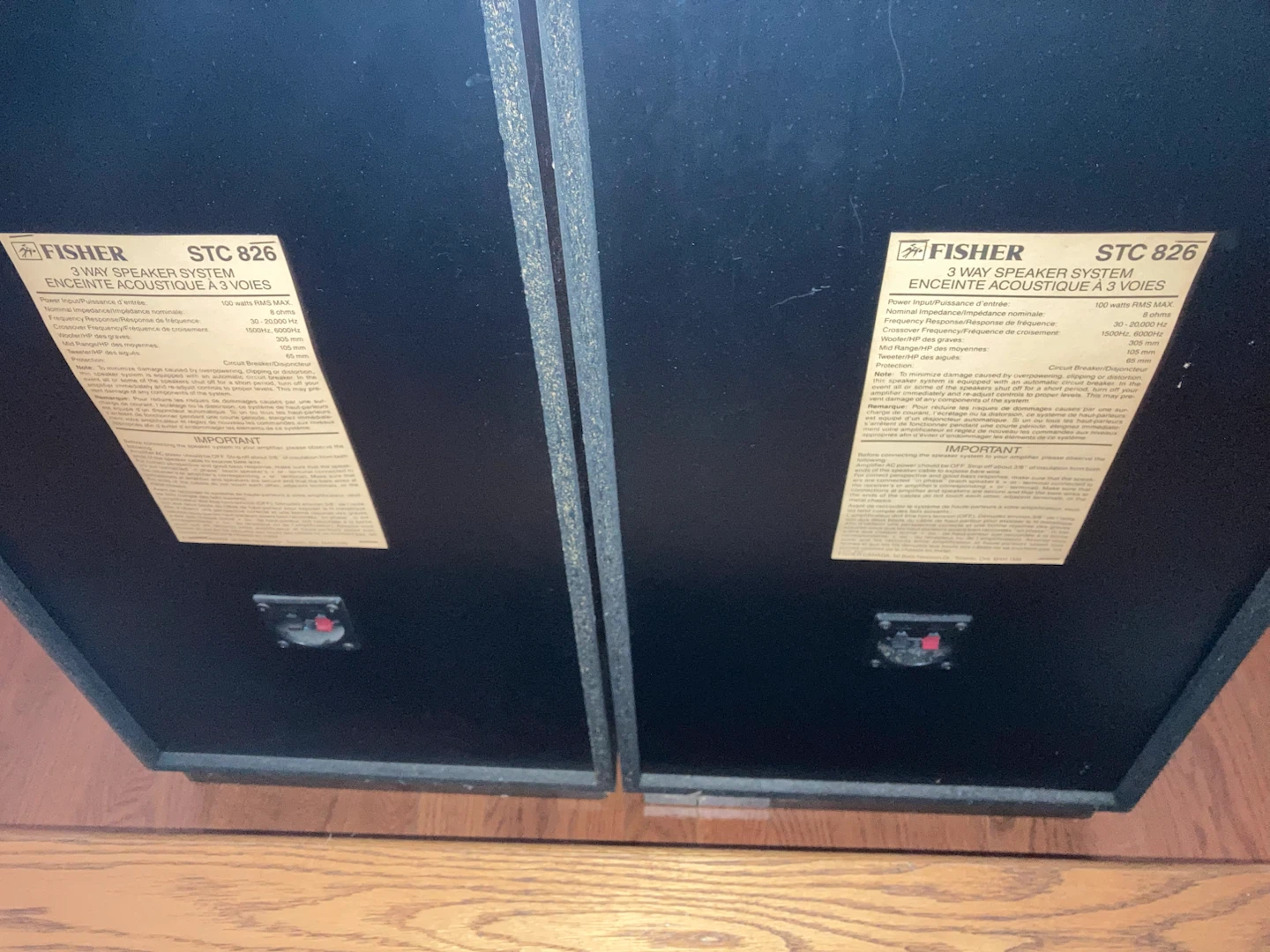 Fisher Studio-Standard STC 826 Speaker System - photo 3