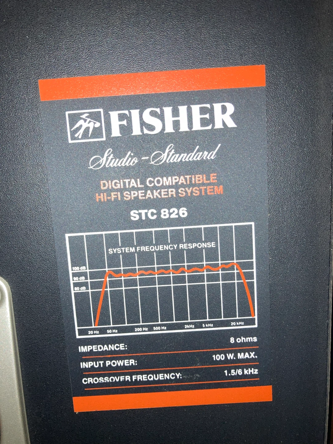 Fisher Studio-Standard STC 826 Speaker System - photo 2