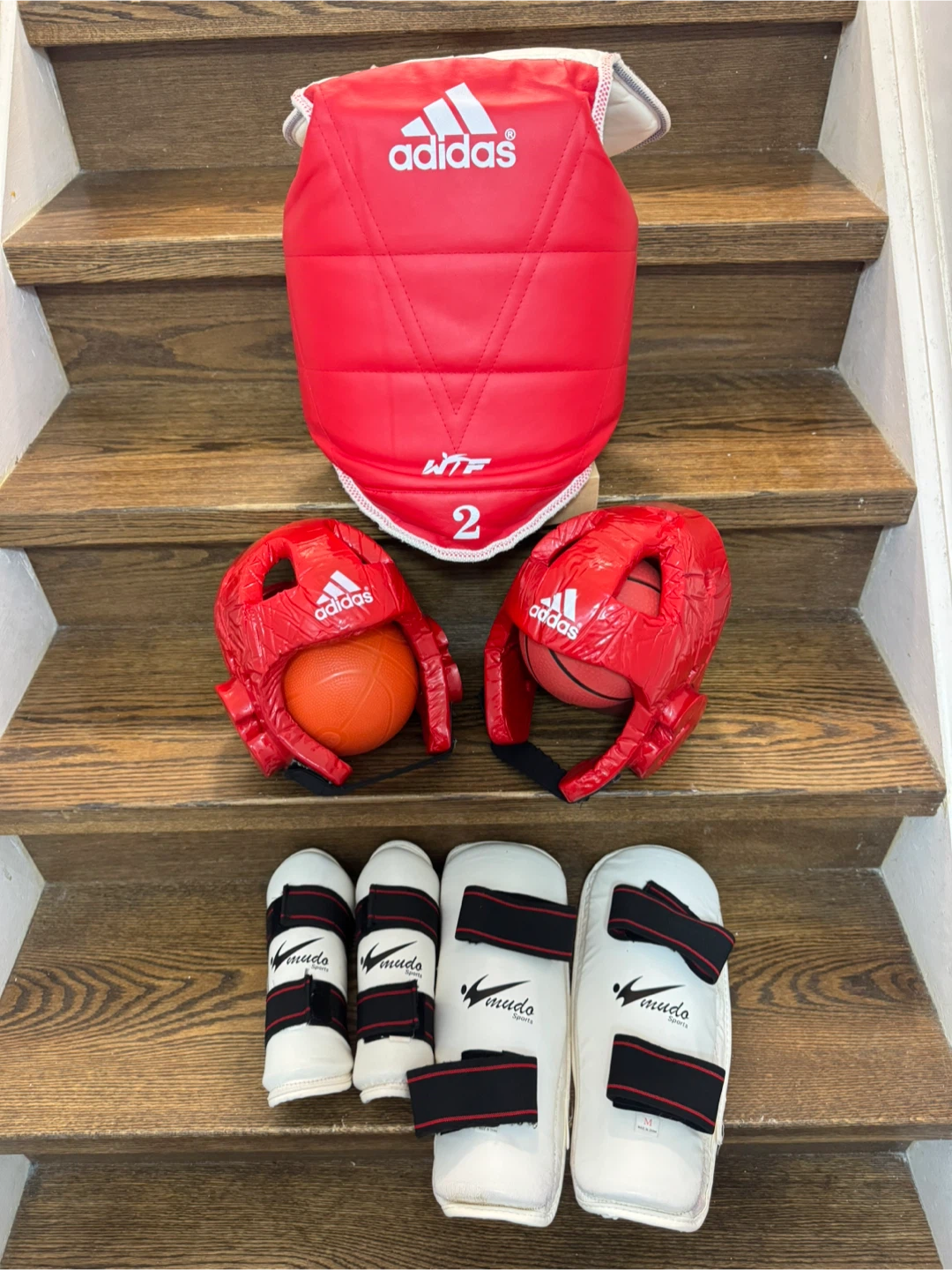 Adidas and Mudo Taekwondo Sparring Gear Set