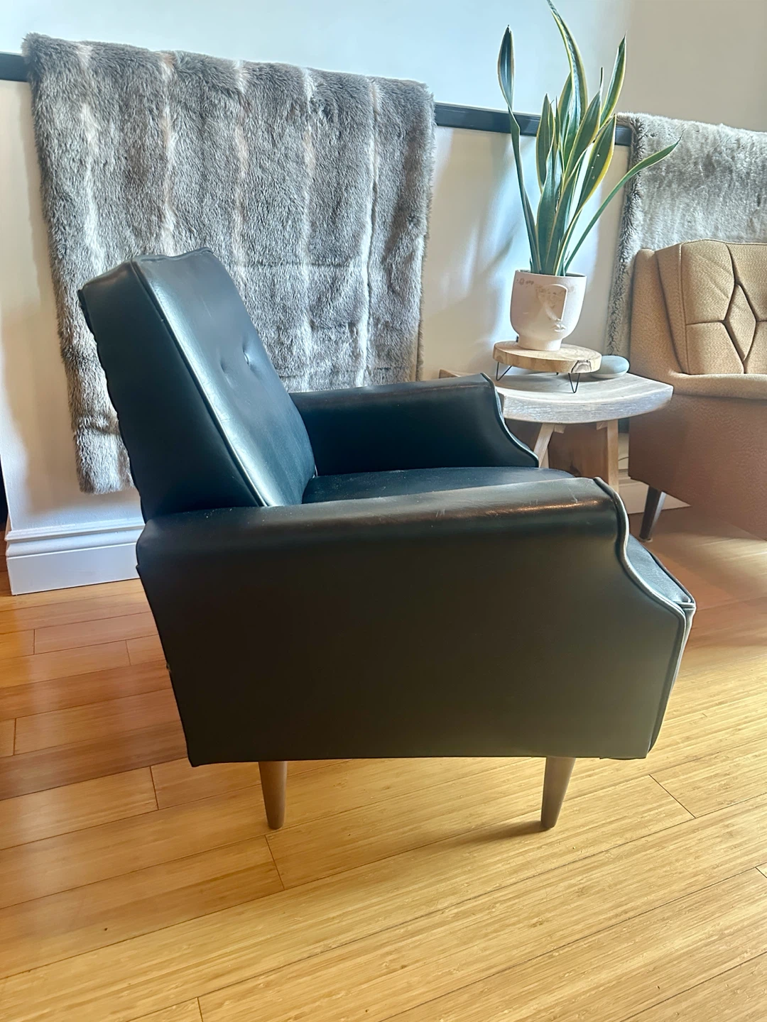 VINTAGE MCM ARM LOUNGE CHAIR MID CENTURY MODERN