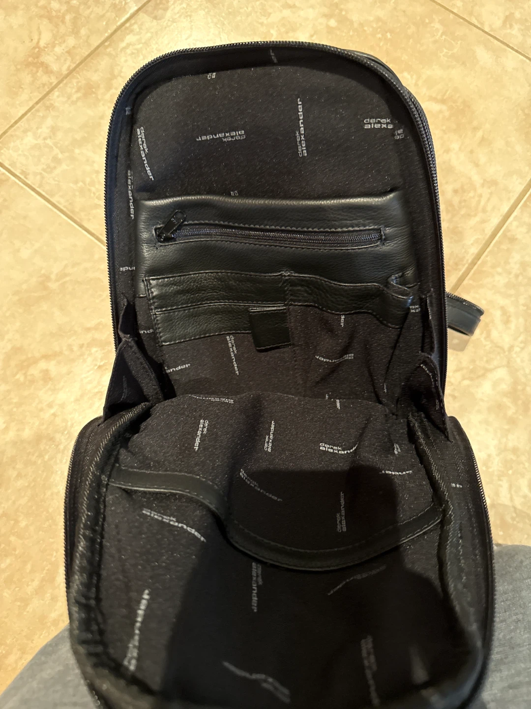 Derek Alexander black leather mini backpack - photo 2