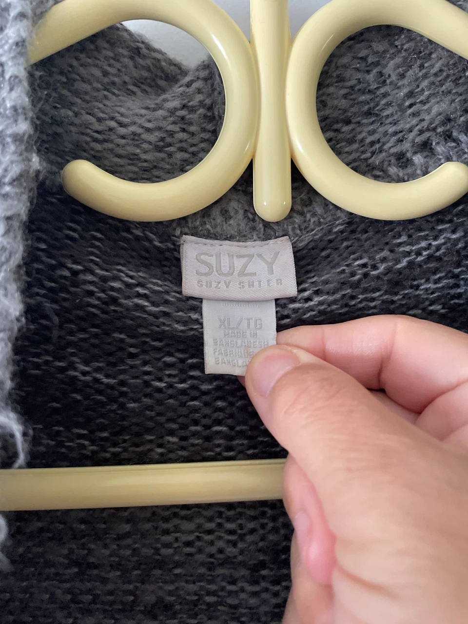 Suzy Shier Grey Hooded Cardigan - photo 2