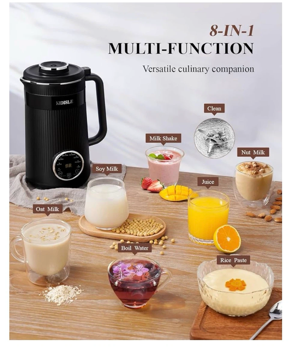 KIDISLE 8-in-1 Multifunctional Nut Milk Maker - photo 4