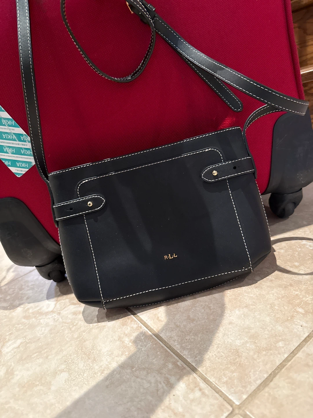 Ralph Lauren RLL Black Crossbody Bag