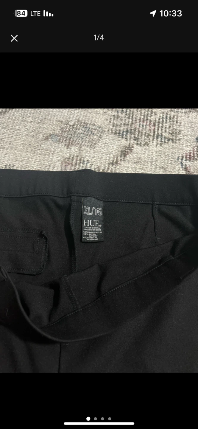 Selling a pair of women’s black HUE stretch - photo 3