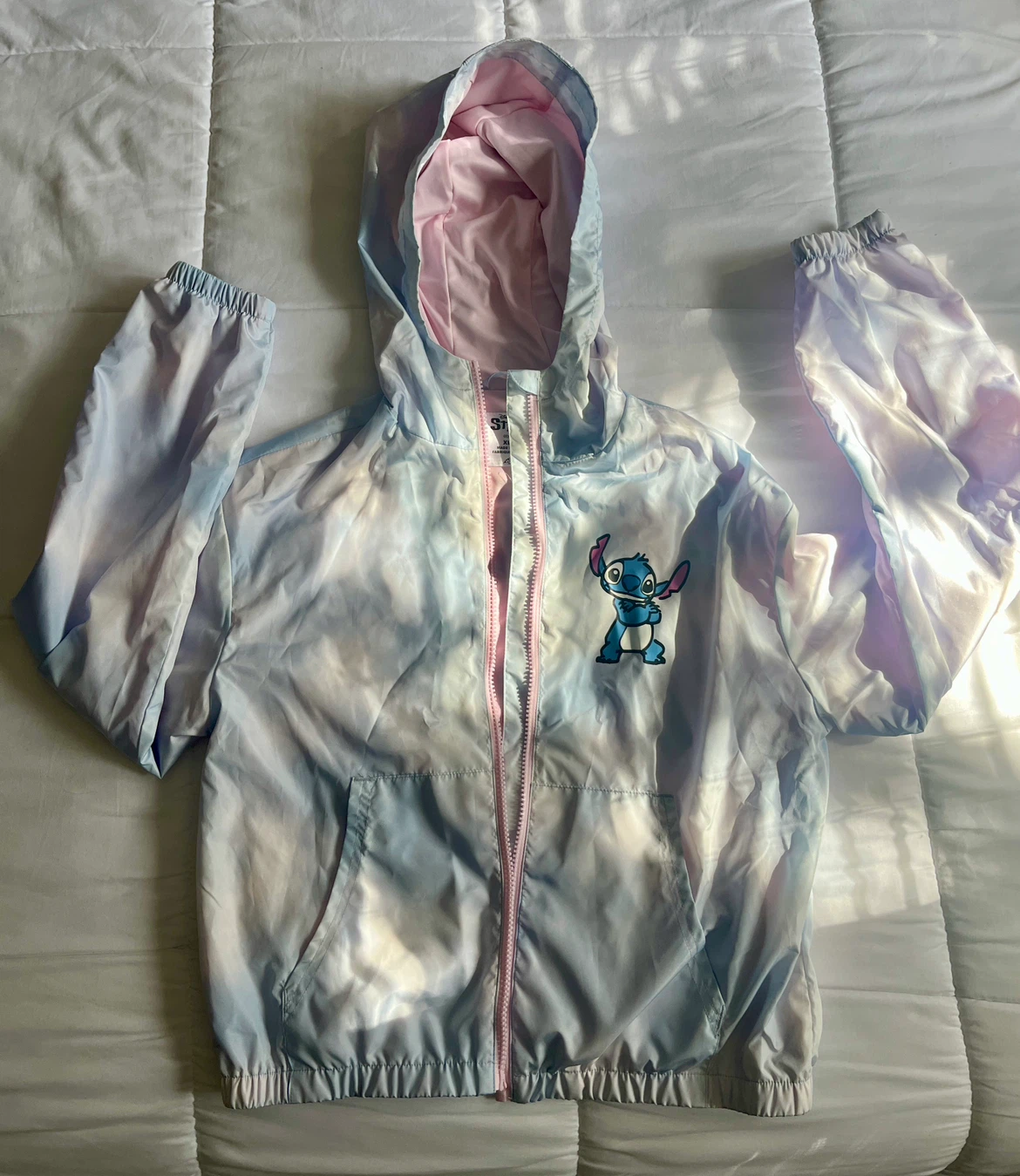 Kids Size XL Disney Stitch & Angel Windbreaker