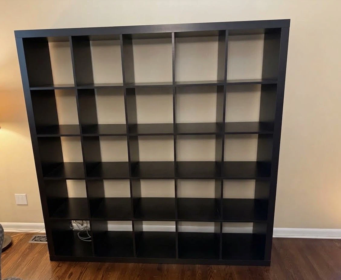 IKEA KALLAX Shelf Unit, Black-brown - photo 2