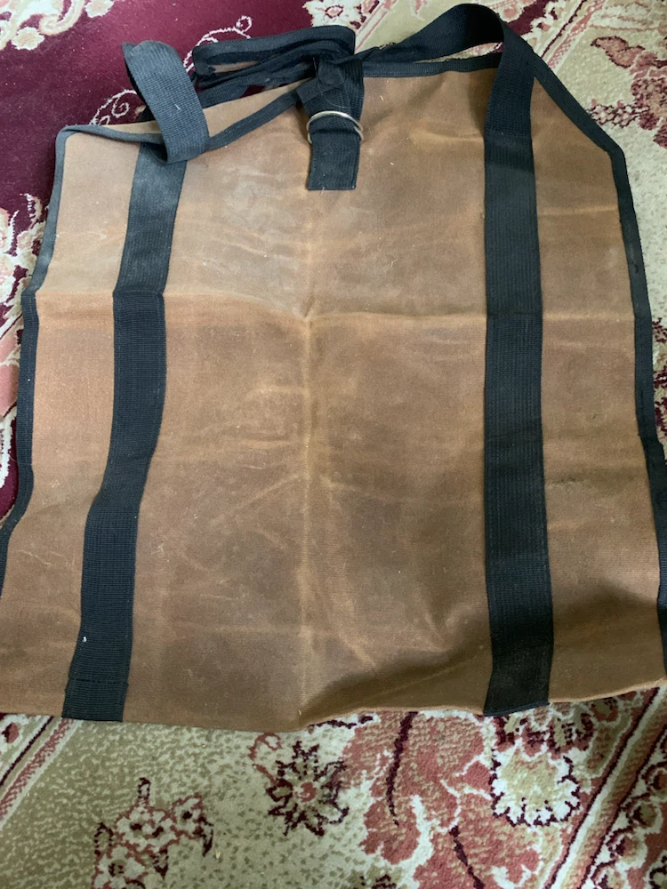Canvas Firewood Carrier Bag