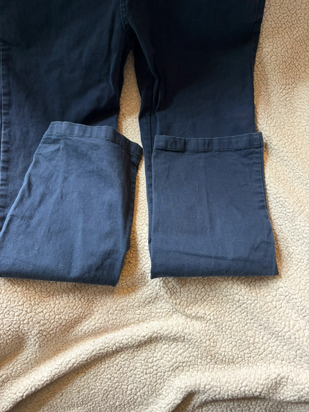 Old Navy Boys Straight Built-In Flex Pants Navy Blue Size 12 - photo 3