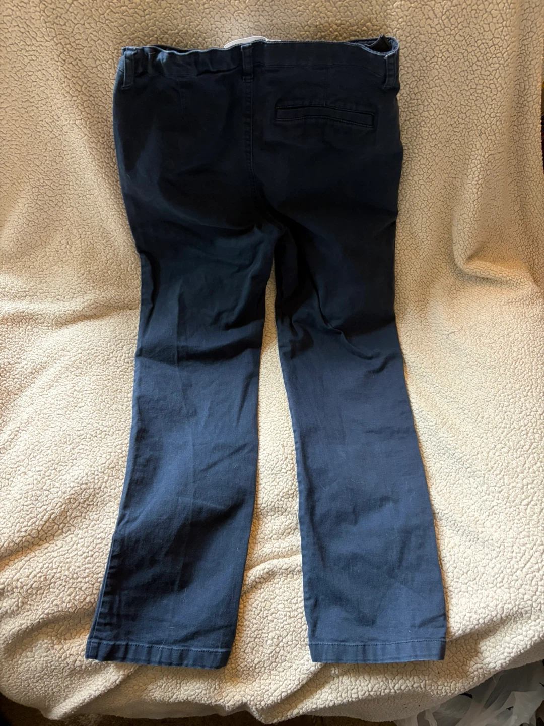 Old Navy Boys Straight Built-In Flex Pants Navy Blue Size 12 - photo 4