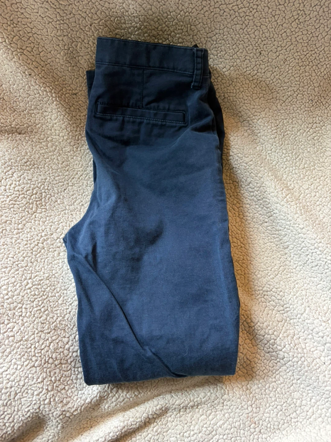 Old Navy Boys Straight Built-In Flex Pants Navy Blue Size 12 - photo 5