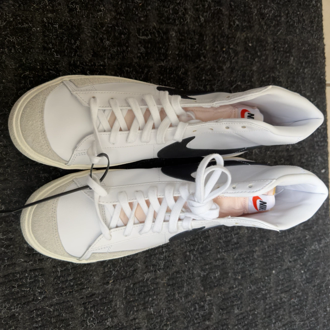 Nike Blazer Mid 77 Vintage White Black - photo 2