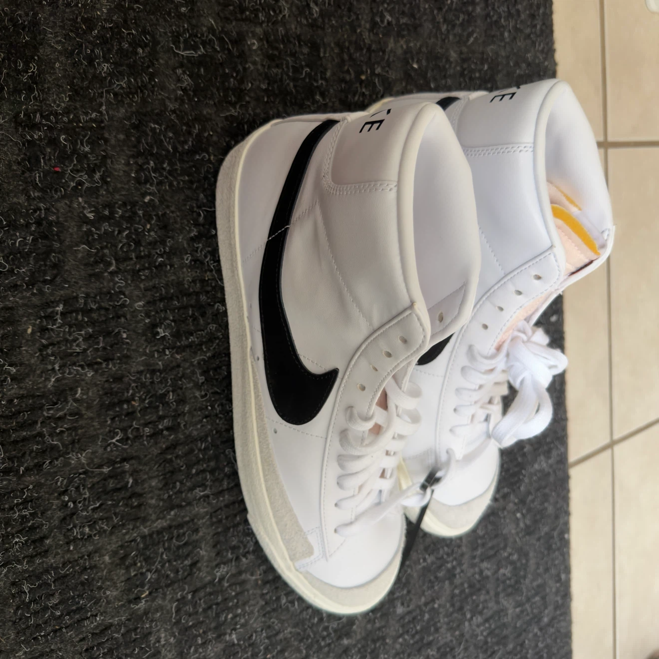 Nike Blazer Mid 77 Vintage White Black - photo 4