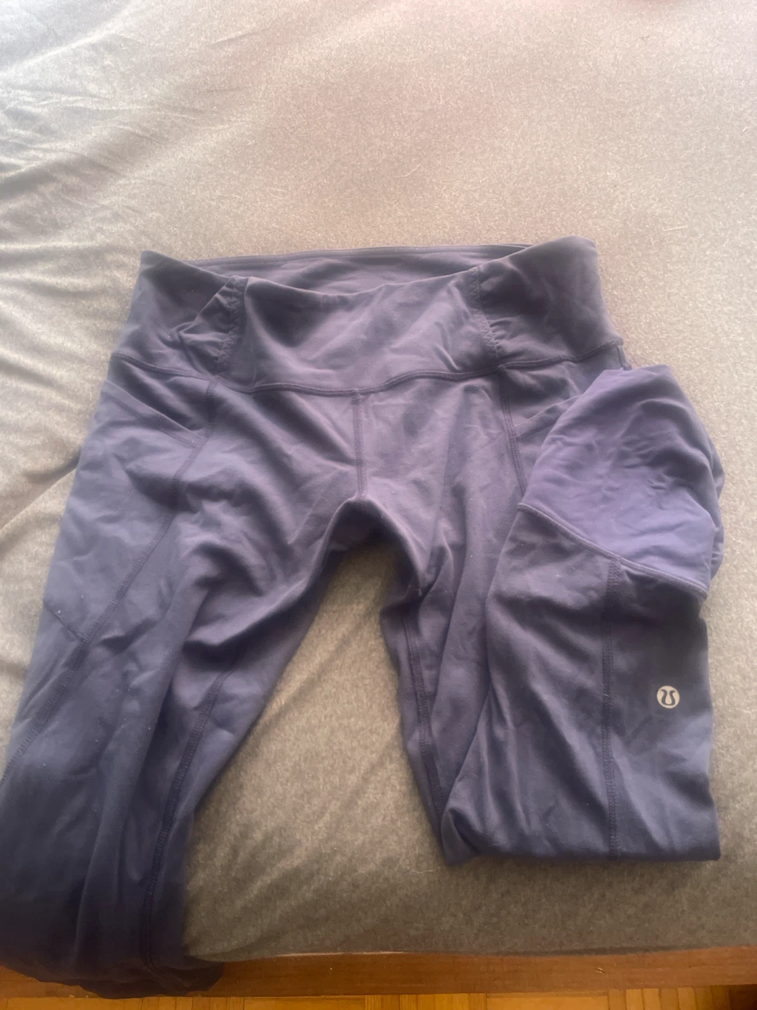 Lululemon capri leggings navy blue