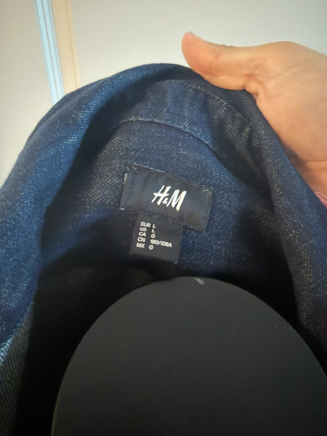 H&M Denim Harrington Jacket - Size L - photo 3
