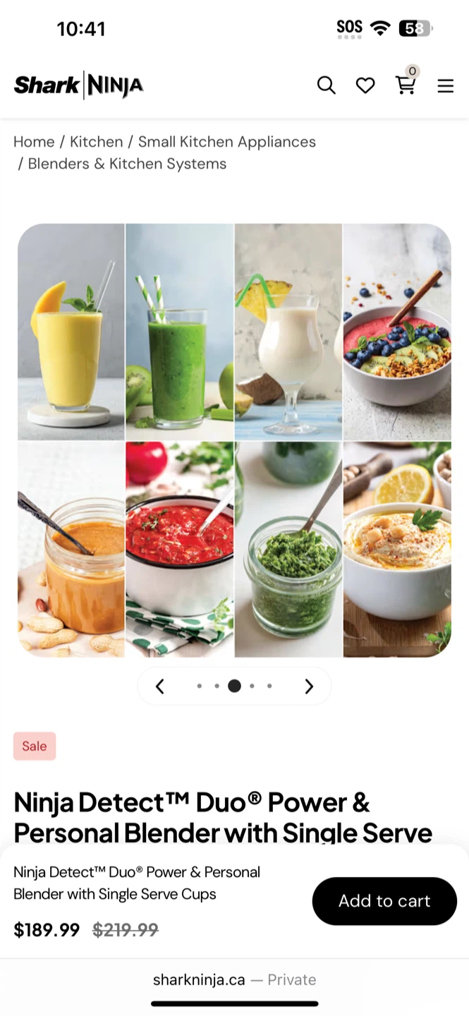 NEW Ninja Detect Duo Power & Personal Blender - photo 3