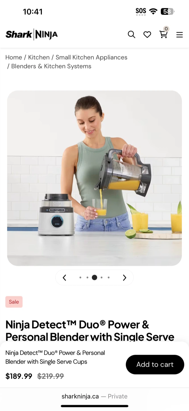 NEW Ninja Detect Duo Power & Personal Blender - photo 4