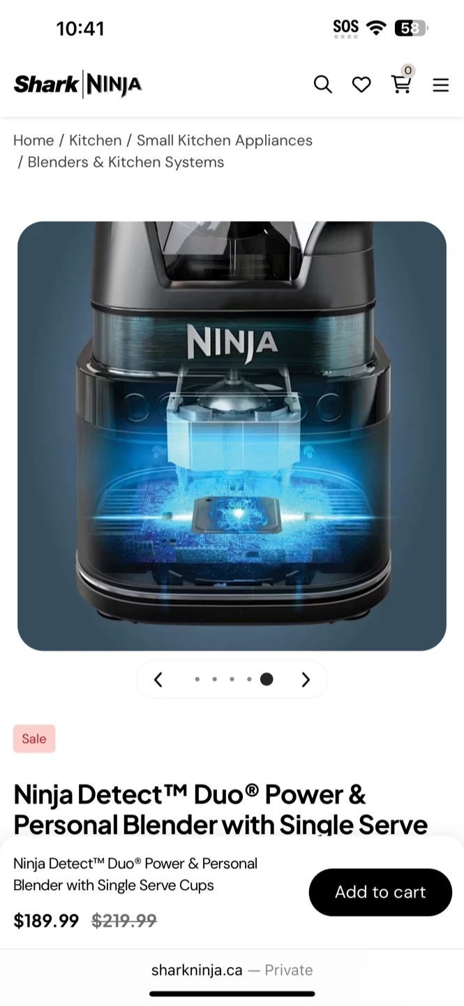 NEW Ninja Detect Duo Power & Personal Blender - photo 5