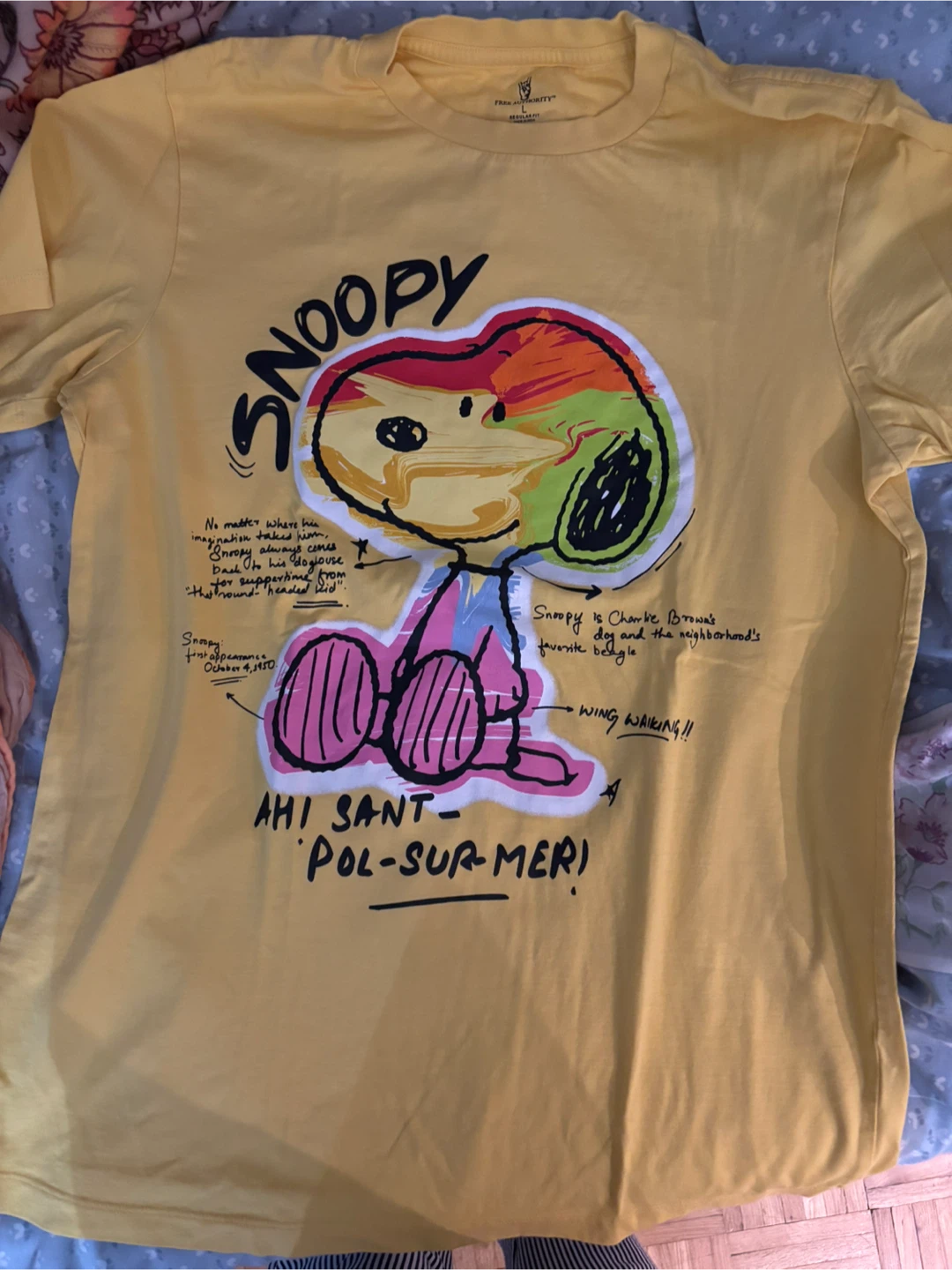 🏈Free Authority Peanuts Snoopy T-Shirt - photo 2