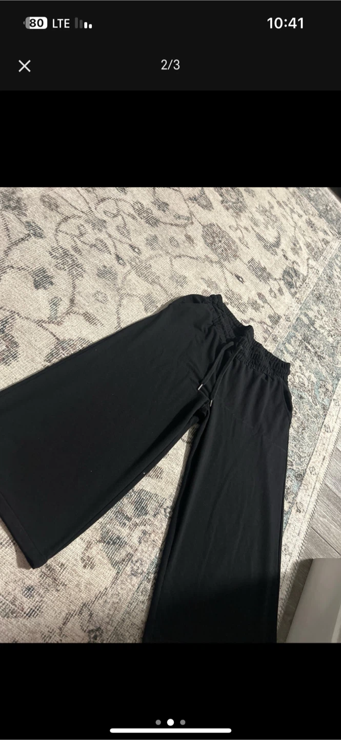 Joe Fresh Active Black Sweatpants - Size L - photo 2