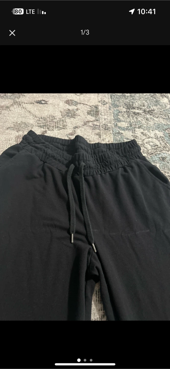 Joe Fresh Active Black Sweatpants - Size L - photo 3